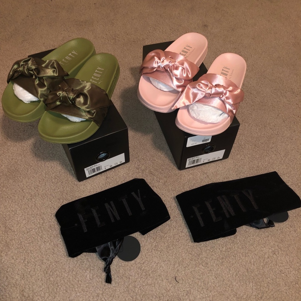 Bow Fenty Puma Slides
